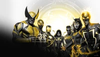 Midnight Suns da Marvel: Heróis épicos se unem em um papel de parede dinâmico em 4K