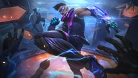 Lee Sin: Skin Jogos Zenith - Arte Splash de League of Legends