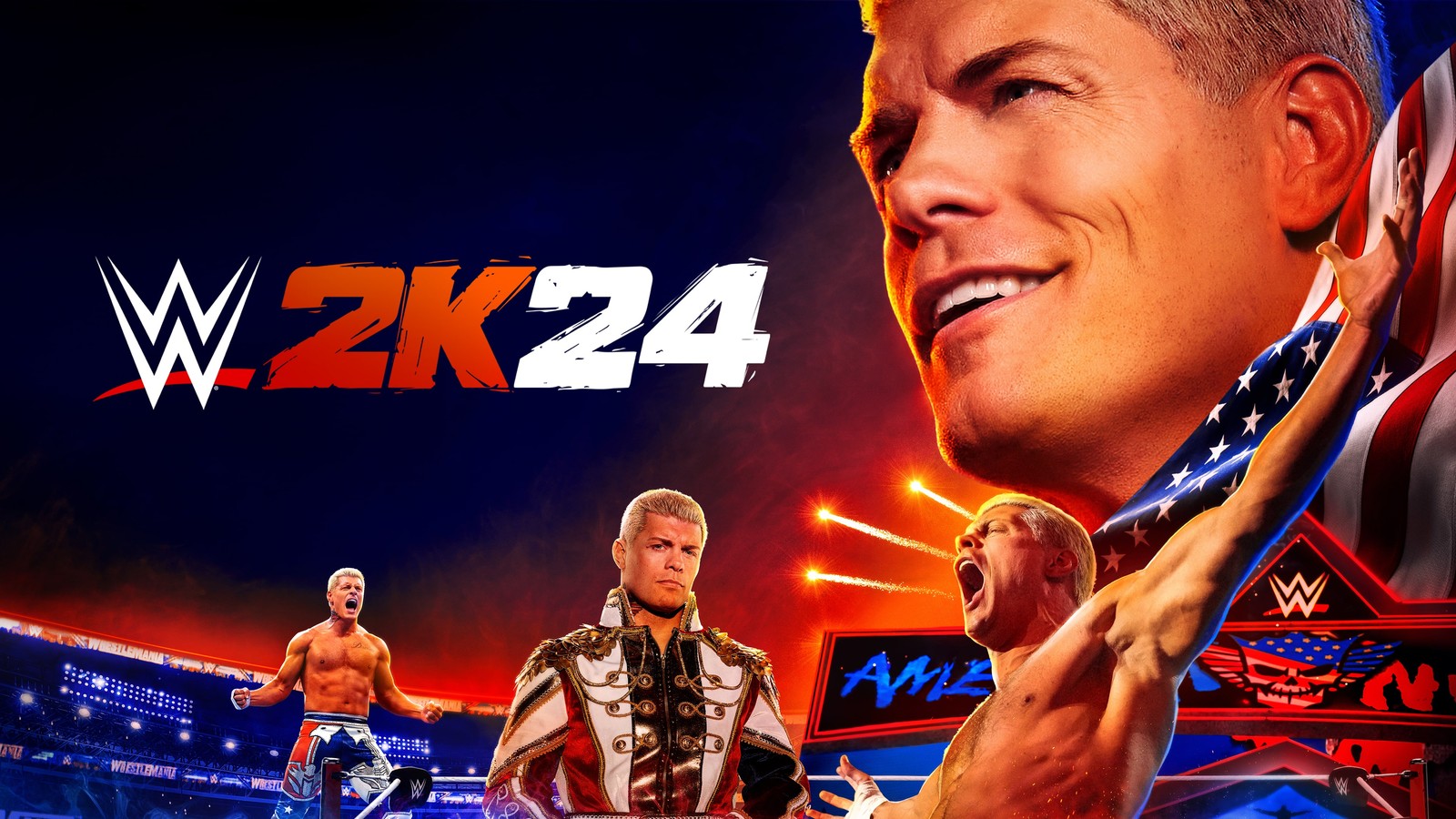 Wwe 2k24 chega em breve à loja nintendo (wwe 2k24, jogos 2024, cody rhodes, playstation 5, playstation 4)