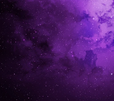 galáxia, roxo, espaço, estrelas