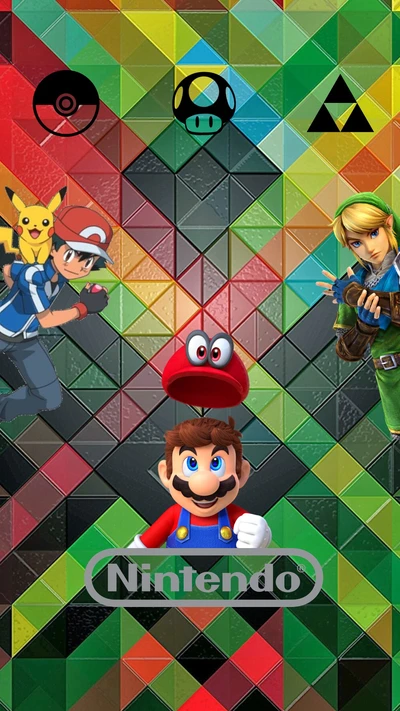 Personajes icónicos de Nintendo: Ash, Pikachu, Mario y Link