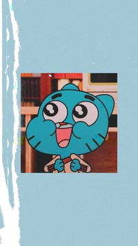 cn, gumball, happy wallpaper