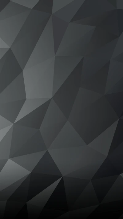 schwarz, full hd, geometrisch, grau, polygon