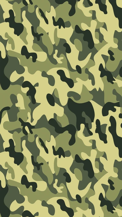 camuflaje, verde, negro