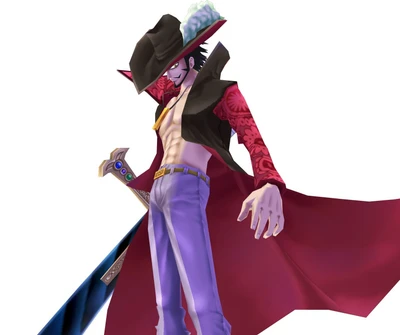 anime, dracule, manga, mihawk, un