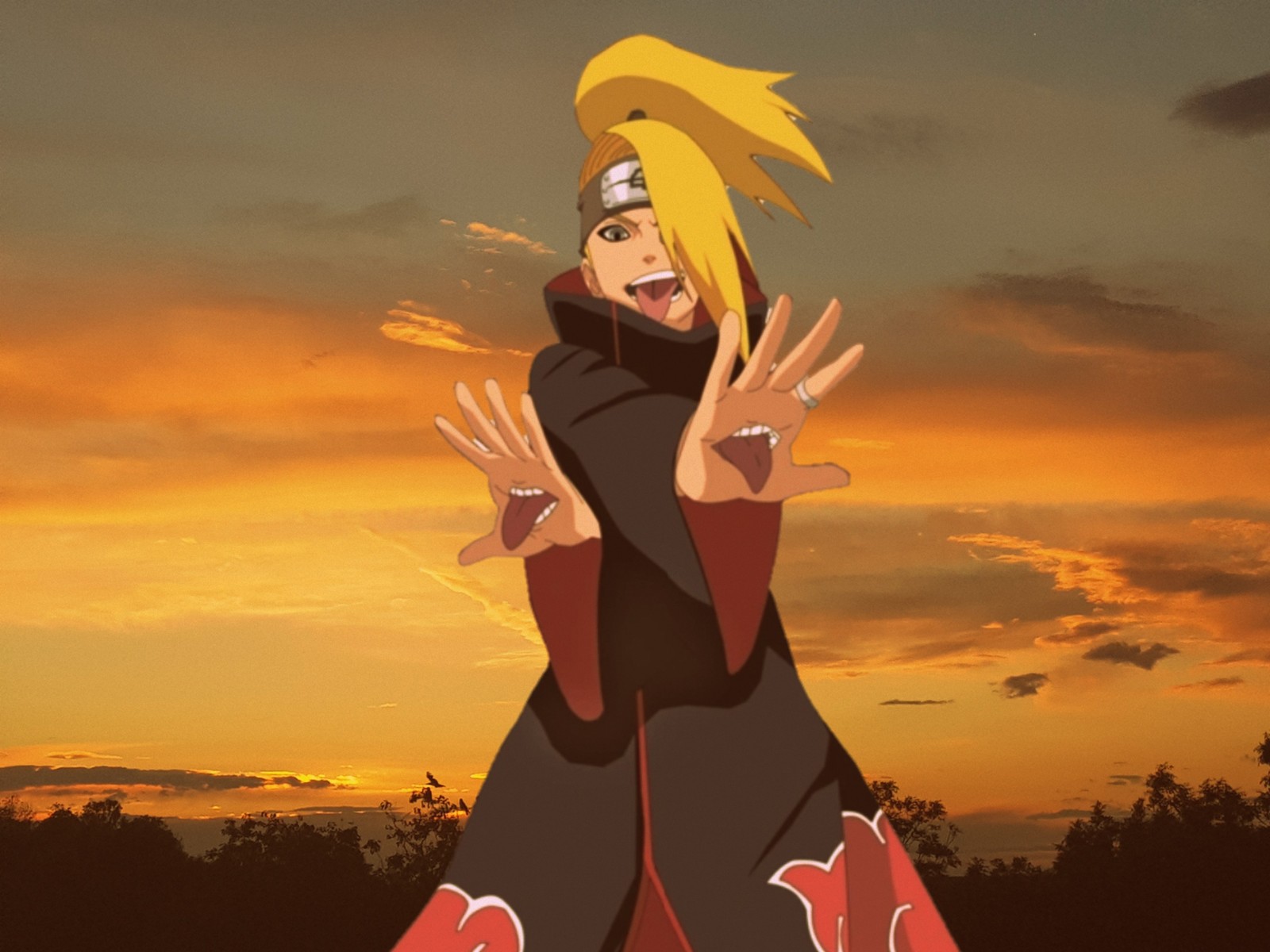 Descargar fondo de pantalla akatsuki, deidara