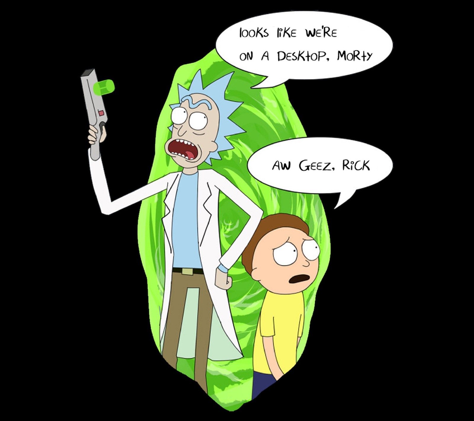 Téléchargez le fond d'écran morty, rick, rick et morty, rick and morty, papier peint hq