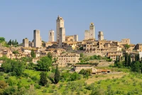 san gimignano, florencia, ciudad, pueblo, arquitectura medieval