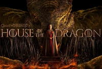 Princess Rhaenyra Targaryen with her dragon Syrax in House of the Dragon