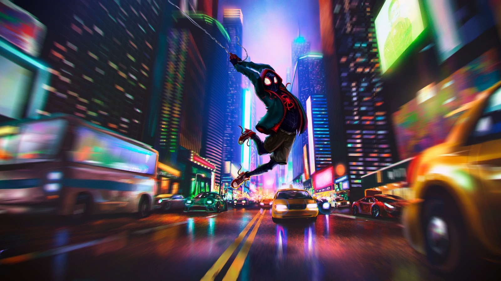 Человек-паук: into the spider-verse (человек паук через вселенные, spider man into the spider verse, spider man, майлз моралес, miles morales)