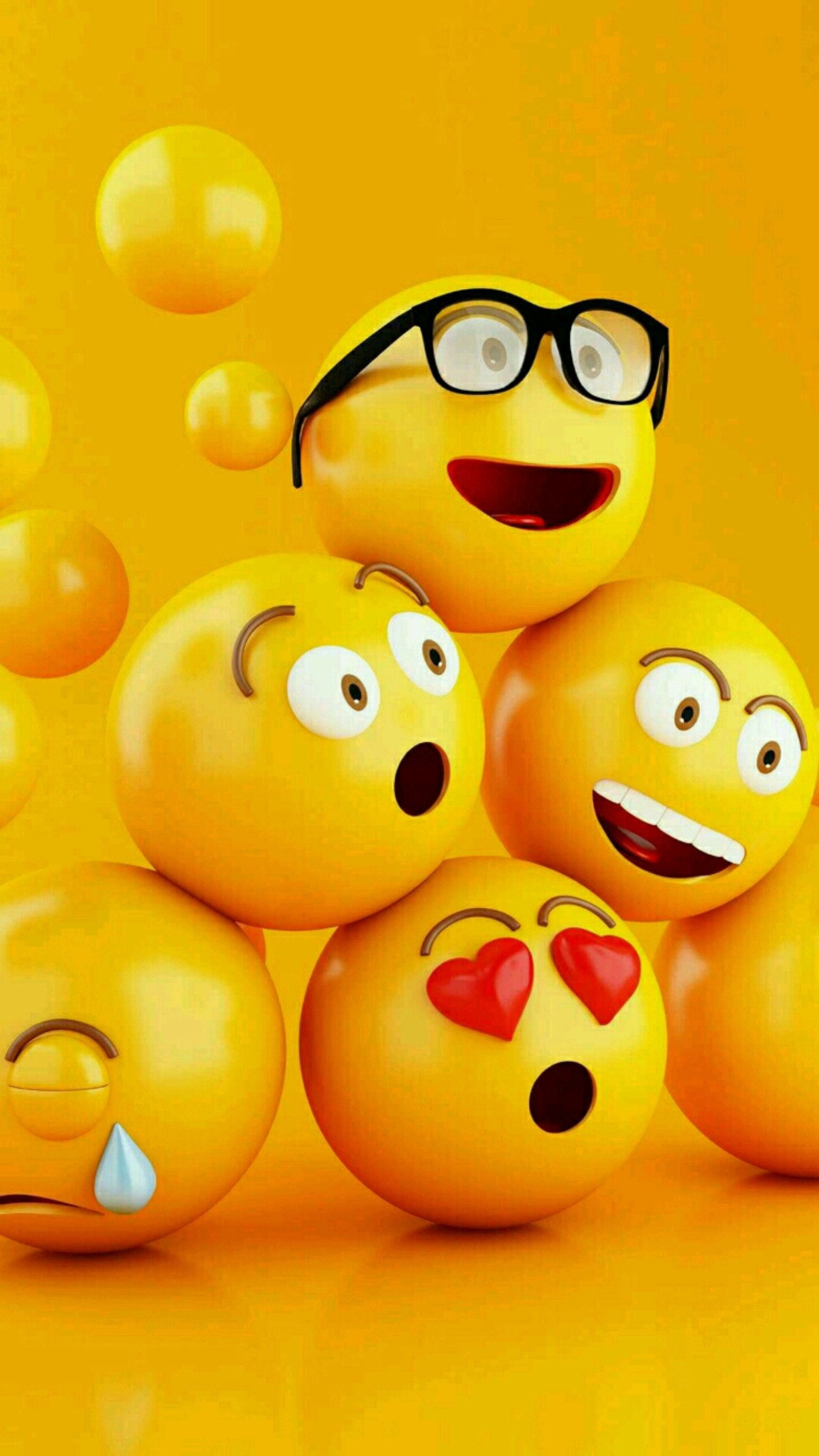 Yellow emoticions with a man in glasses and a bow tie (feeling, behaviour, humans)