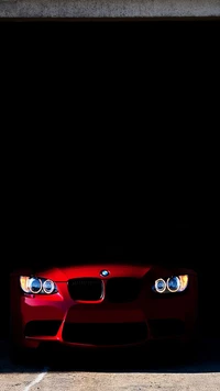 bmw, red wallpaper