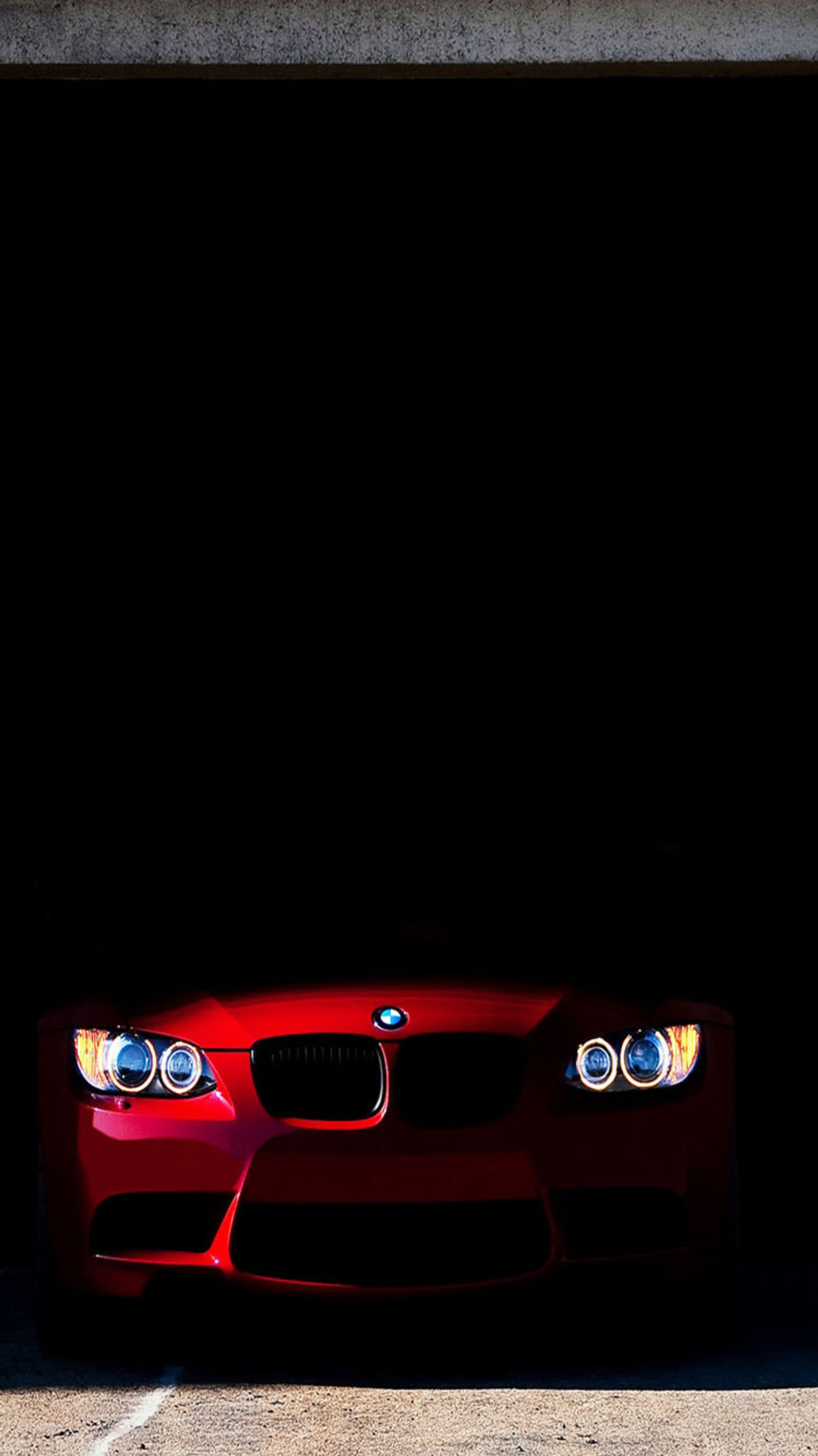 Baixar papel de parede bmw, vermelho