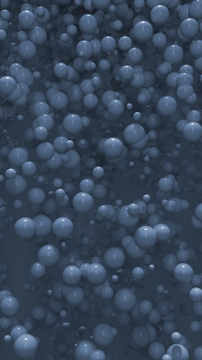 balls, blue, design, glossy, monochrome