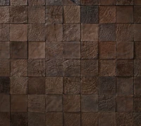 Textured Wooden Cube Pattern in 3D Design