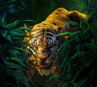 Shere Khan: O temível tigre de Bengala na selva