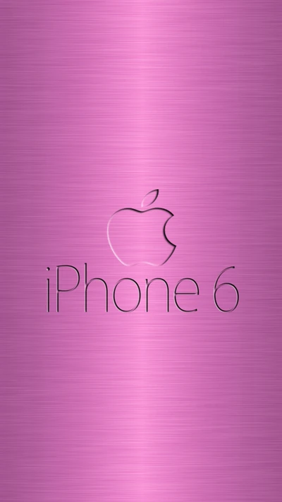 Design em relevo rosa elegante para iPhone 6