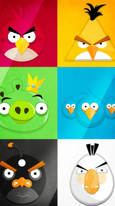 angry birds, hintergrundbild