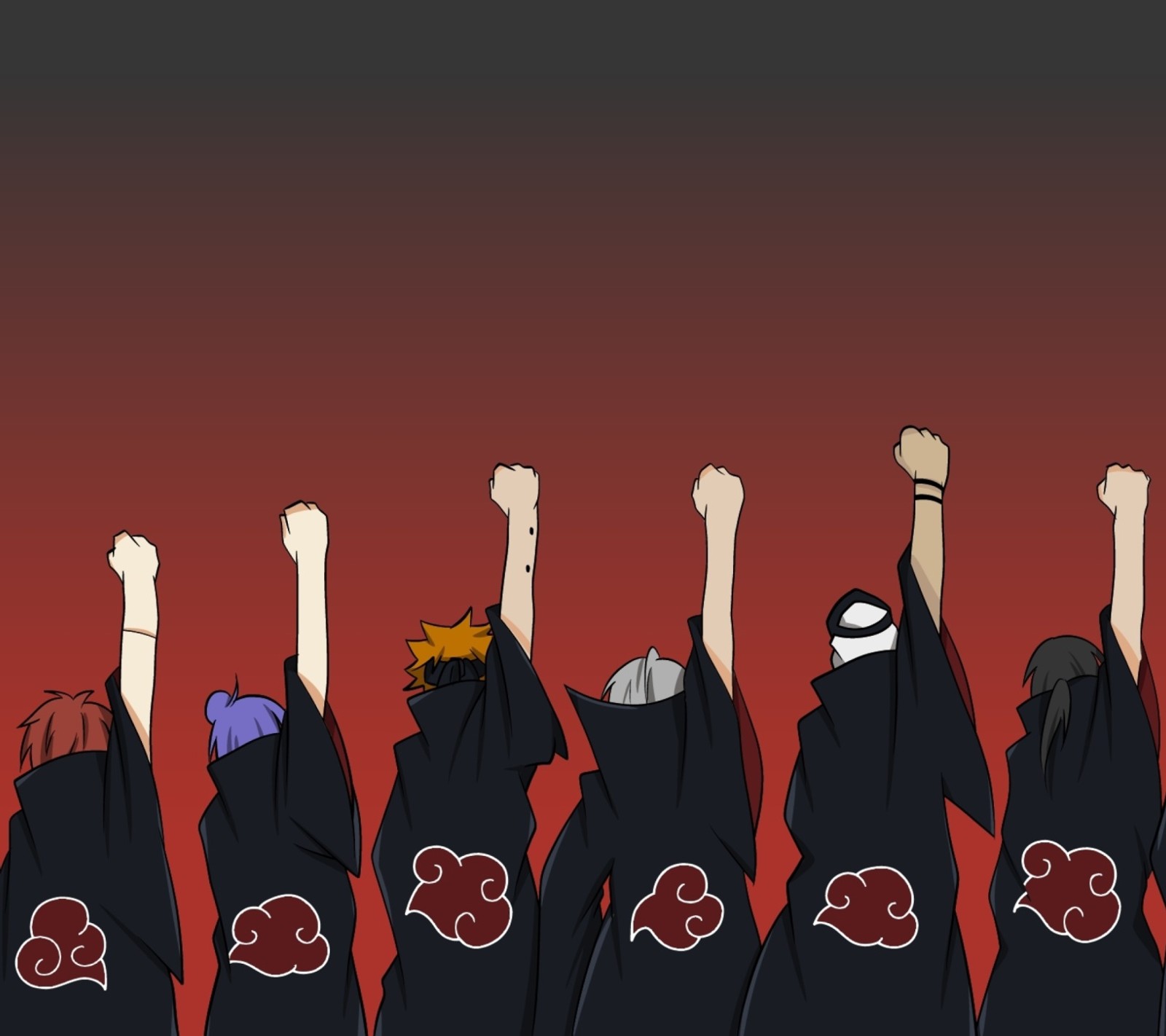 Baixar papel de parede akatsuki, naruto