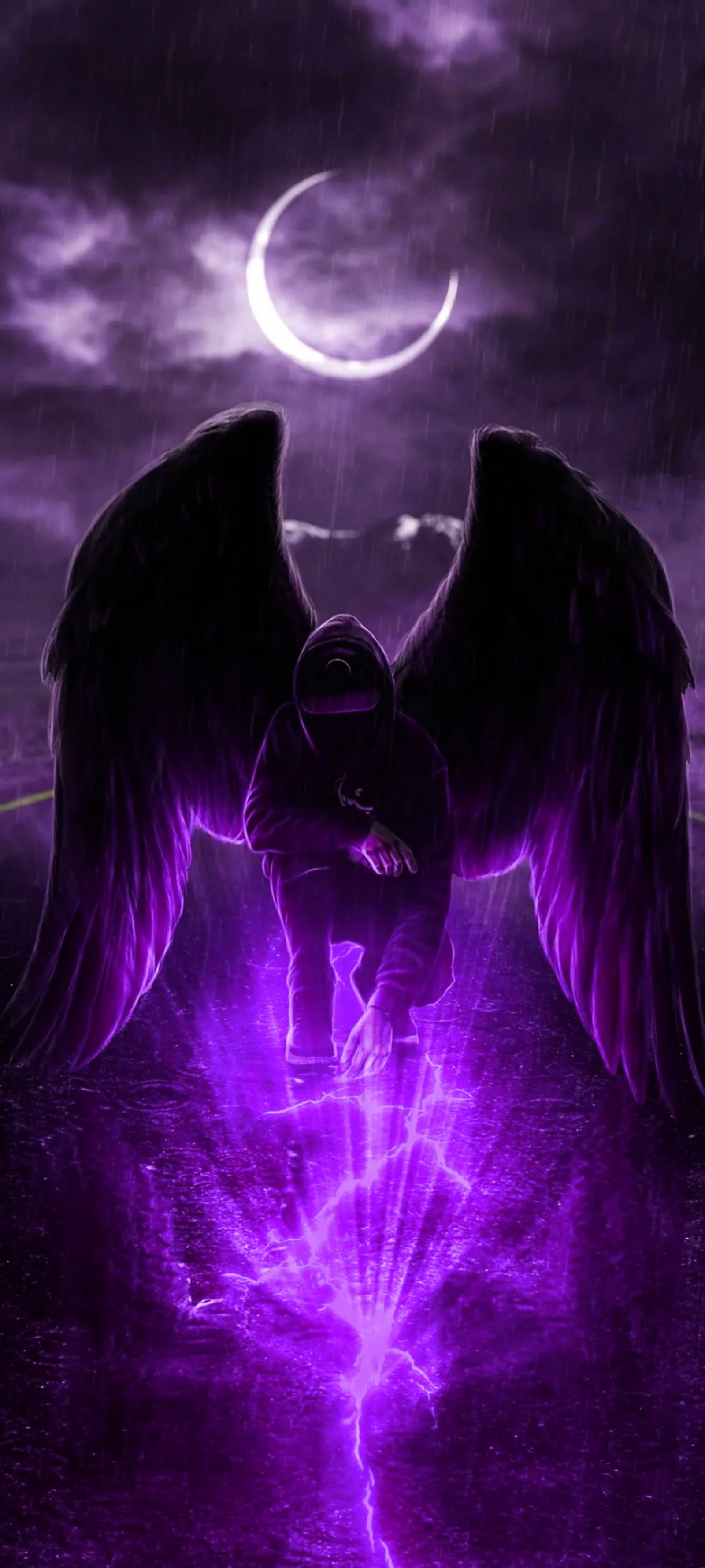 Purple angel wallpapers purple angel wallpapers purple angel wallpapers (angel, black, dark, dark angel, death)