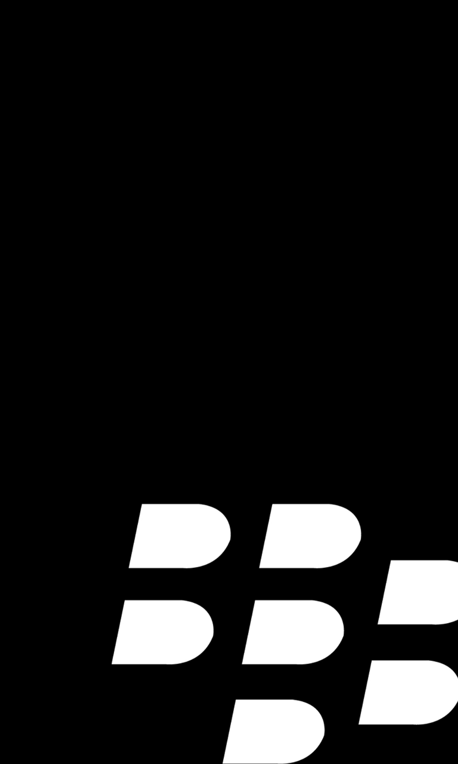 Un primer plano del logo de blackberry sobre un fondo negro (zarzamora, blackberry z10)