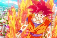 Goku : Pouvoir Super Saiyan Déchaîné dans le Chaos Urbain