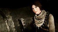 Lara Croft in Shadowy Depths: A Portrait of Courage and Style