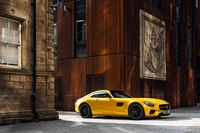 car, sports car, grand tourer, yellow, wheel wallpaper