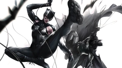 Catwoman et Batman : Un duo dynamique en action