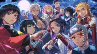 die säulen, kimetsu no yaiba, dämonentöter kimetsu no yaiba, demon slayer kimetsu no yaiba, anime