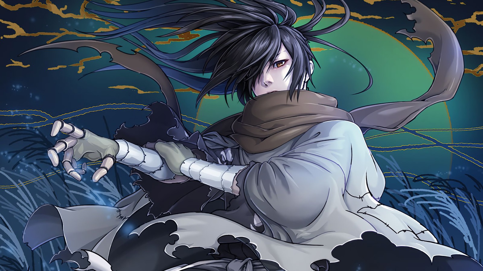 Скачать обои хякимару, hyakkimaru, доро аниме, dororo anime, аниме