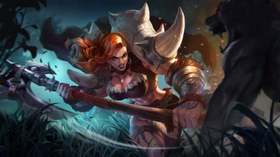 Hilda, the Fearless Warrior, Charges into Battle with Her Mighty Axe in Mobile Legends