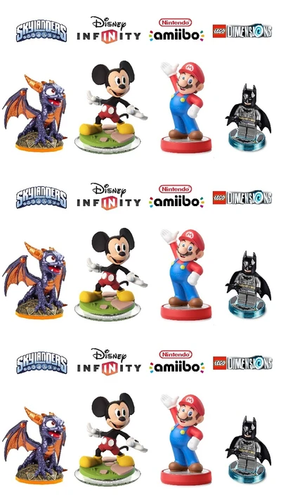 Figuras coleccionables de videojuegos de varias franquicias