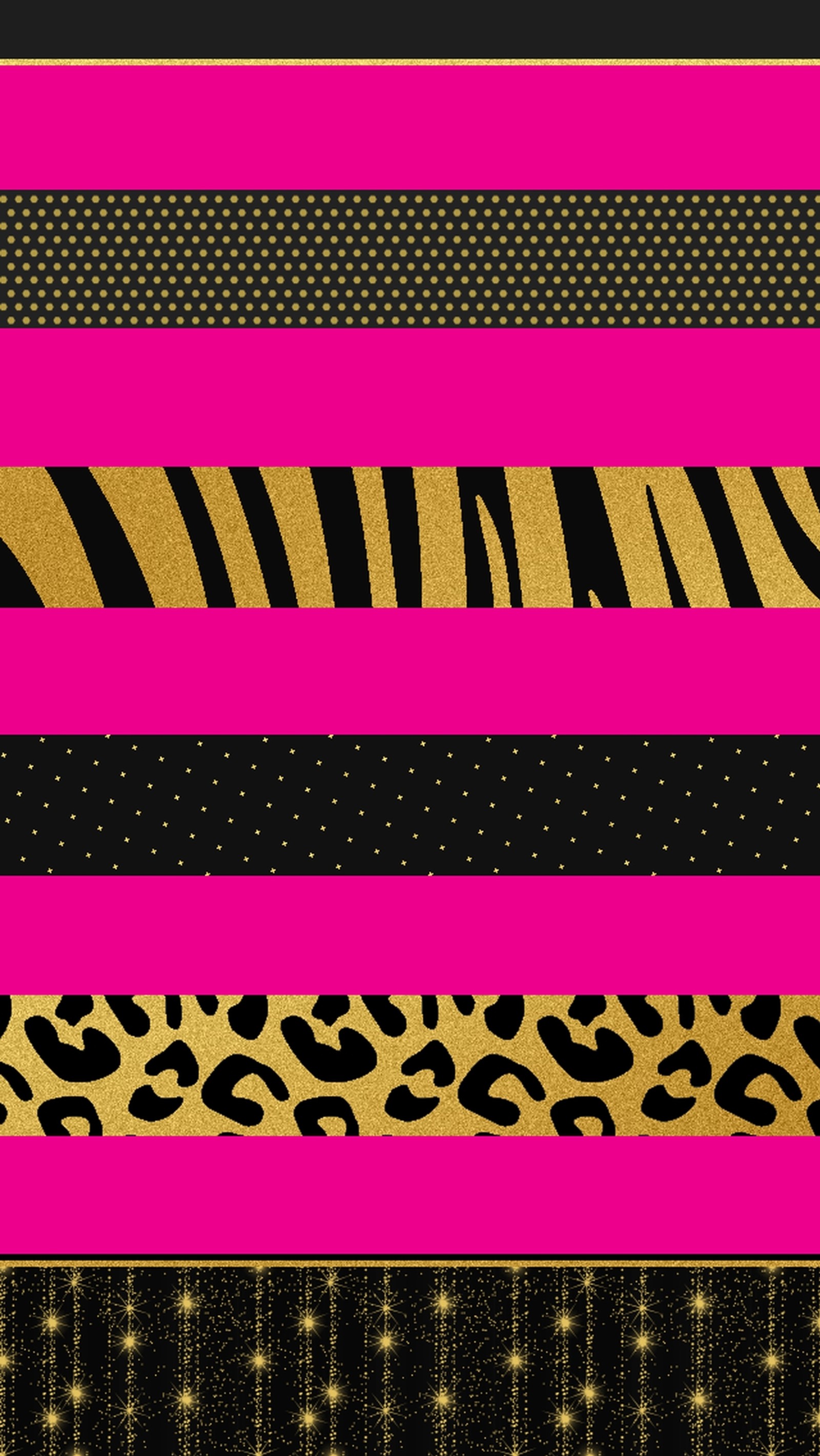 A close up of a zebra print and leopard print pattern on a pink background (leopard, pink, wild)