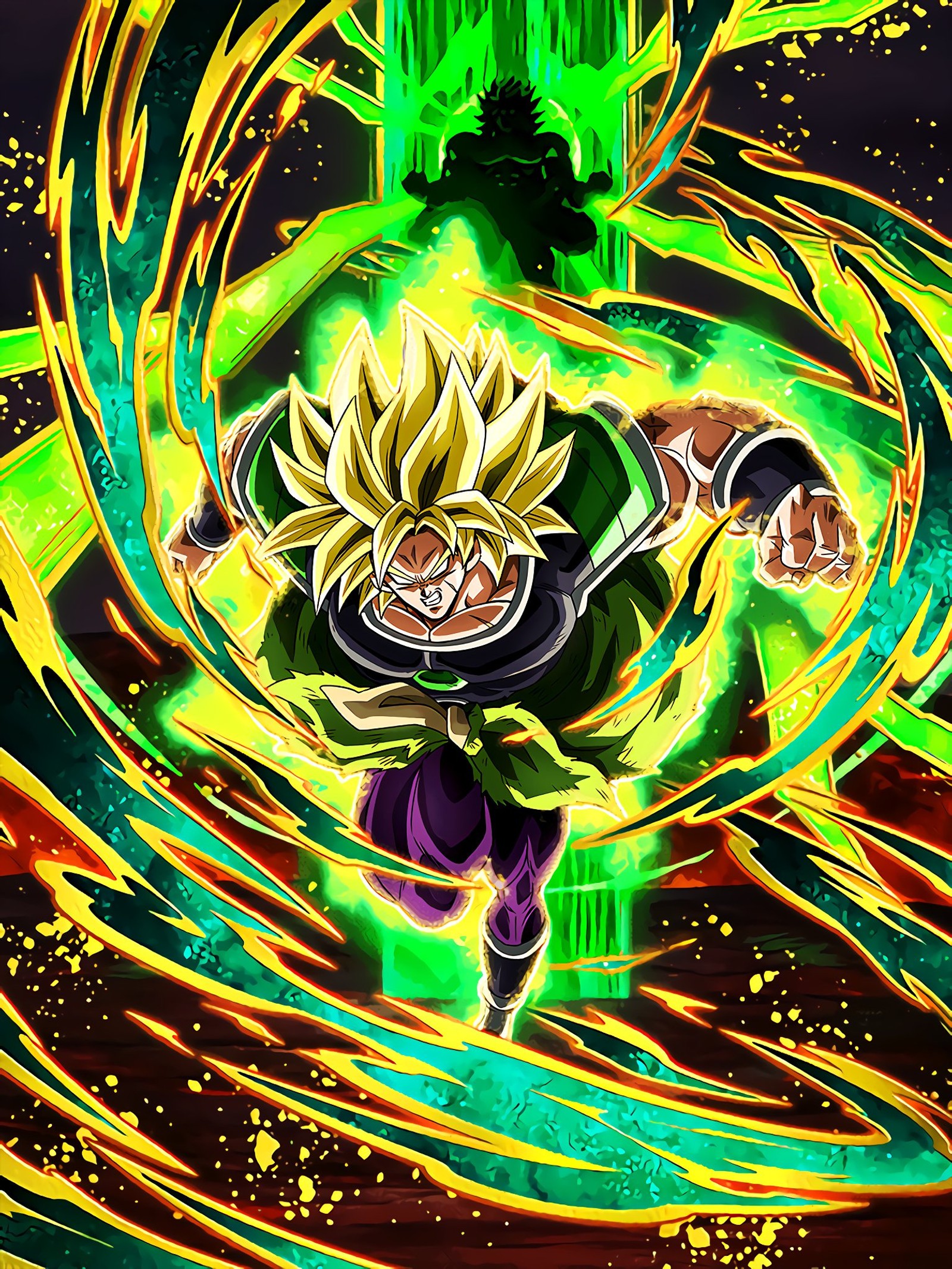 Baixar papel de parede dragonball, dragon ball z, super, broly, ssj