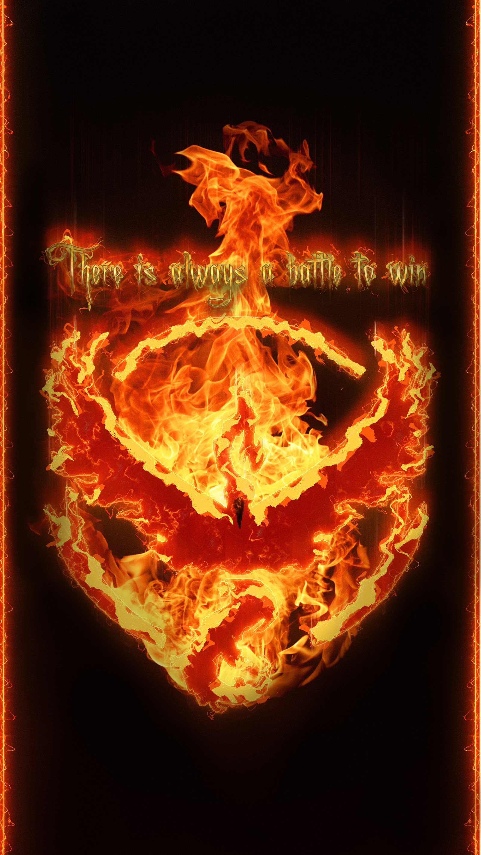 There is a fire that is burning in the shape of a heart (lockscreen, pokemon go, s7 edge, samsung, team valor)