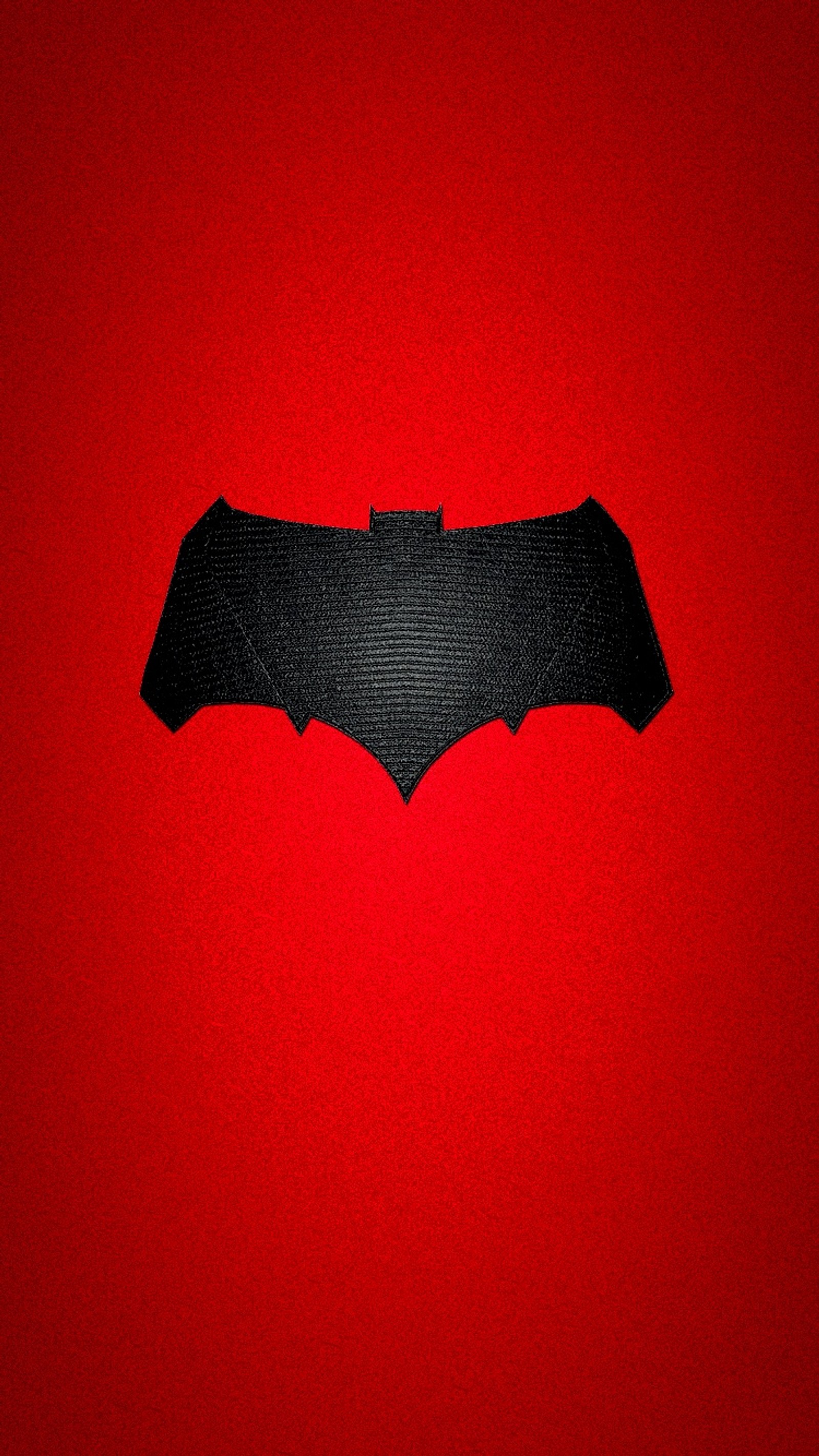 Logo de batman sobre un fondo rojo (batman, logotipo, rojo)