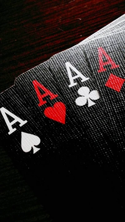 cartes, poker, as, carte