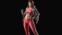 azucena ortiz, tekken 8, black background, 5k, amoled wallpaper