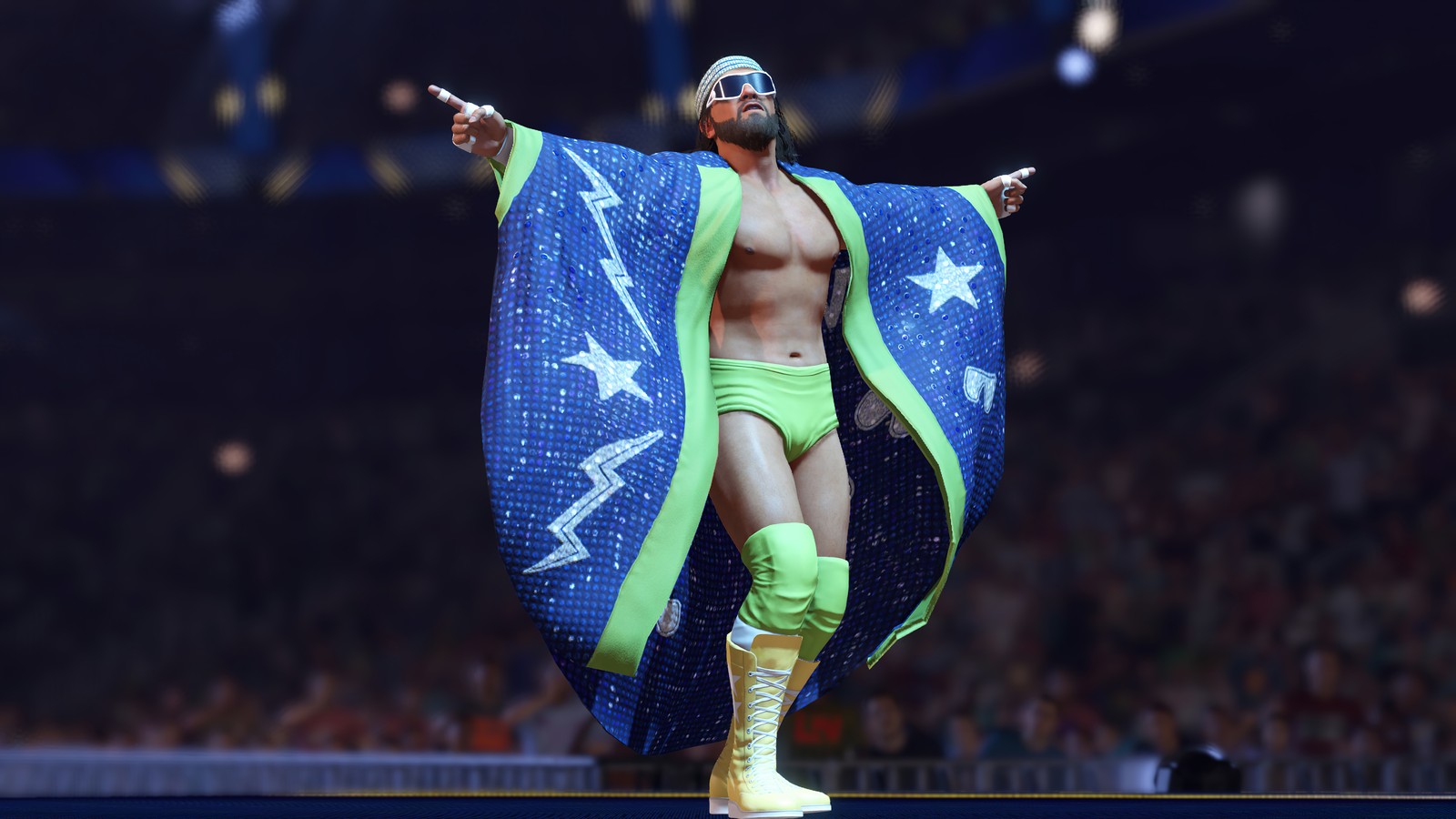 Скачать обои wwe 2k22, видеоигра, randy savage