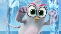 Silber aus dem Film "Angry Birds 2" in Eis eingeschlossen