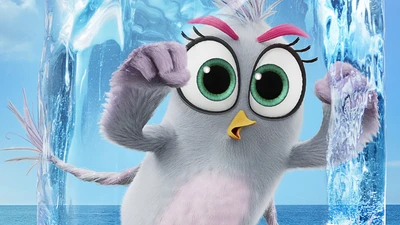 Argent du film "Angry Birds 2" enfermé dans la glace