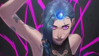 arcane series, tv series, arcane, jinx, hextech wallpaper