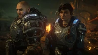 Kait Diaz and James Dominic Fenix in Gears 5: A Moment of Resolve