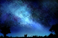 milky way, nature, universe, astronomical object, night wallpaper