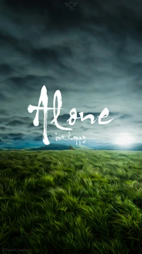 alone, alone but happy, but, christian, faizicreation wallpaper