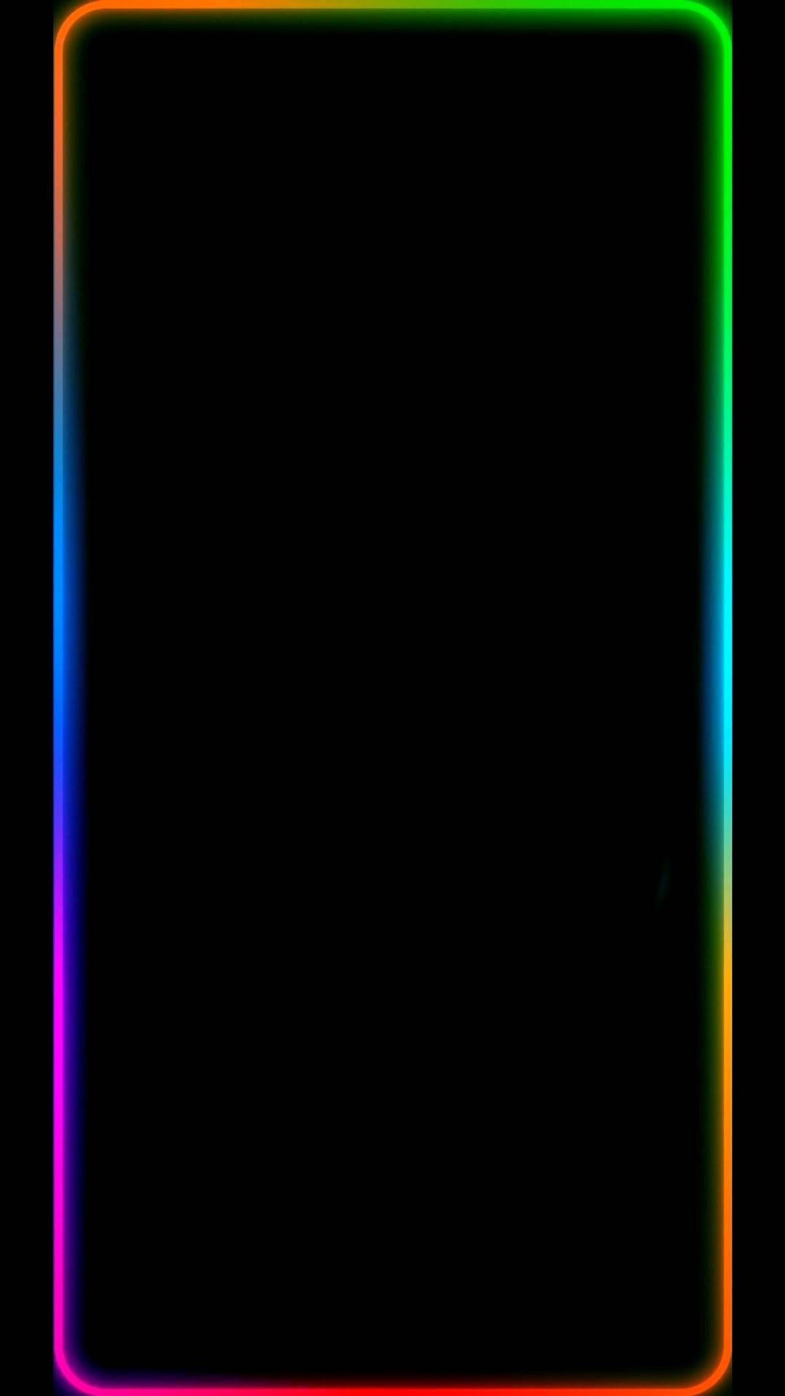 A close up of a neon colored square on a black background (edge, blue, rot, black, video)