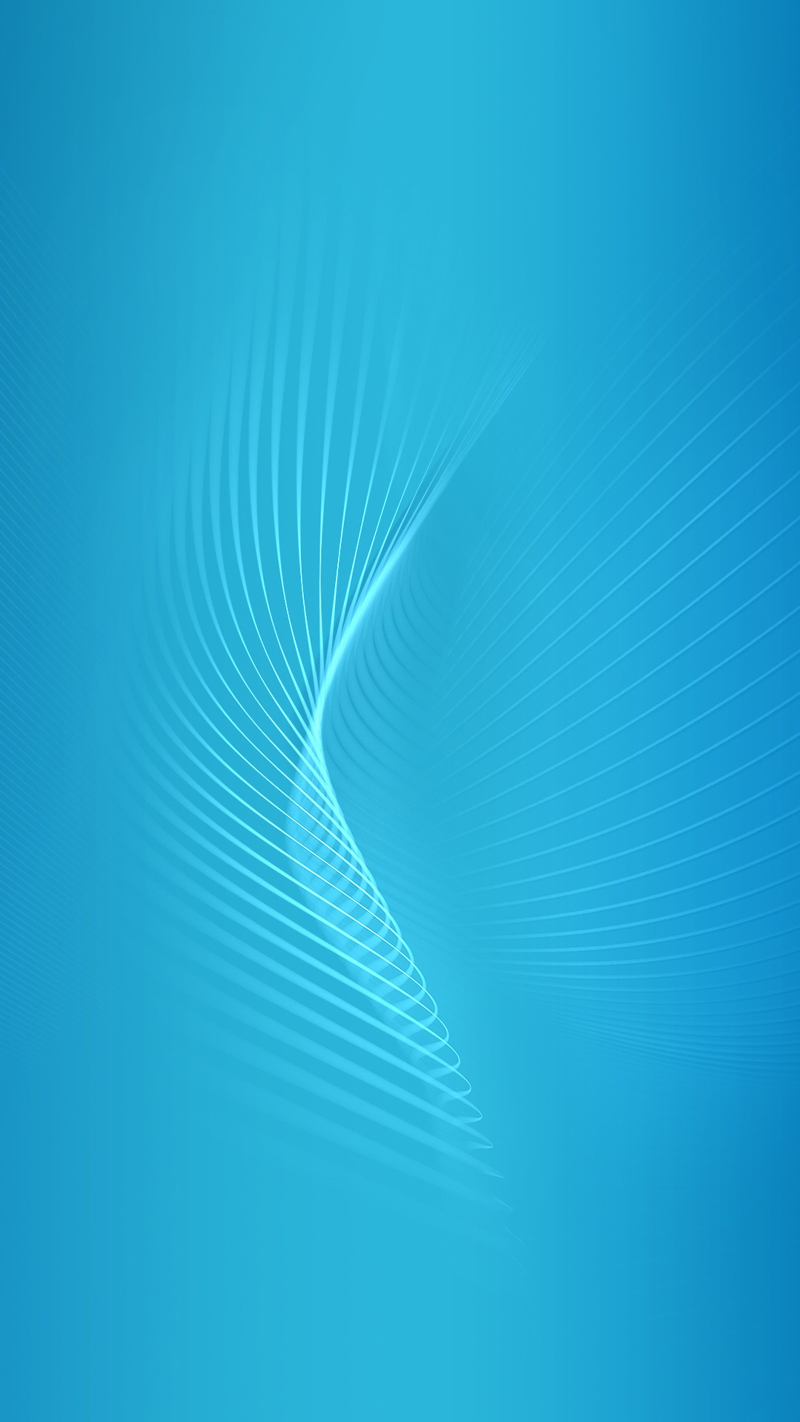 Un primer plano de un fondo azul con un diseño curvado (abstracto, azul, predeterminado, huawei, original)