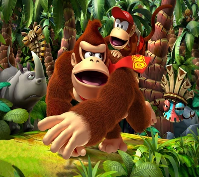 diddy, dk, dkc, esel, dschungel