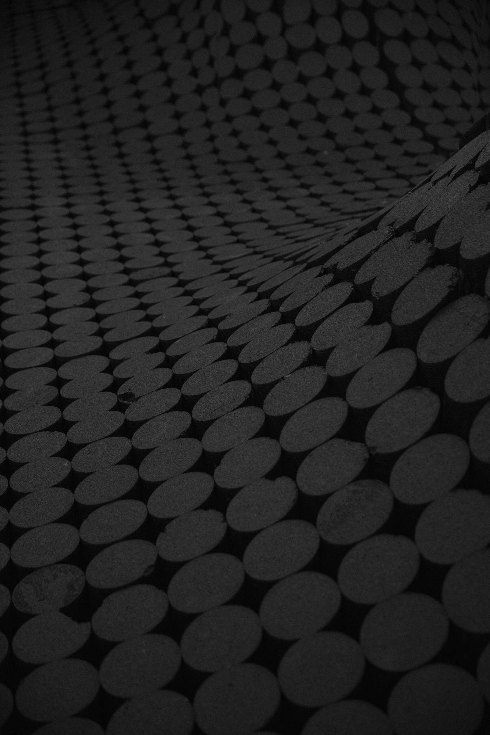 A close up of a black and white photo of a pattern (color, abstract, newyear, newyou, zabstract)